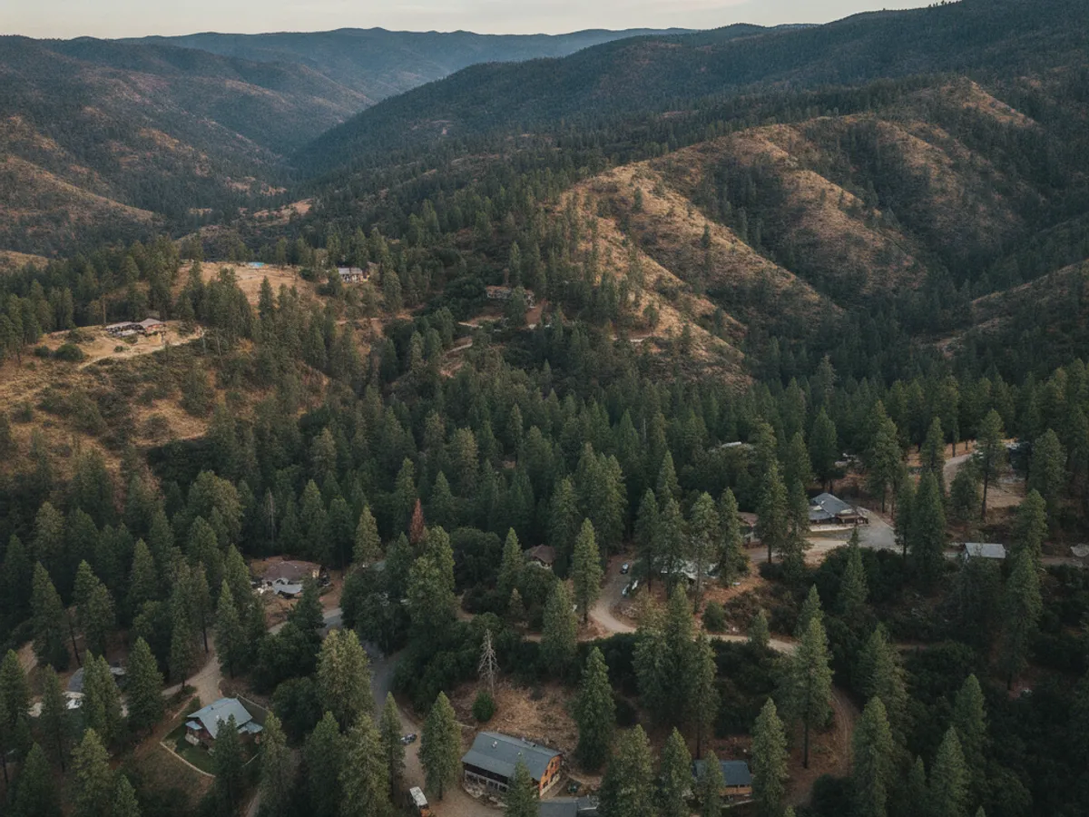 Backcountry San Diego County neighborhood near Jacumba